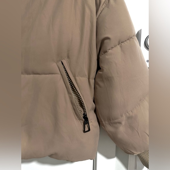 Khaki Puffer Jacket - Picture 4 of 7